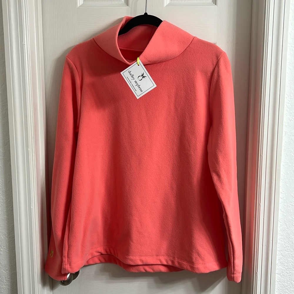 NWT!!! Dudley Stephens Greenpoint Fleece- Hibiscus, Size XL